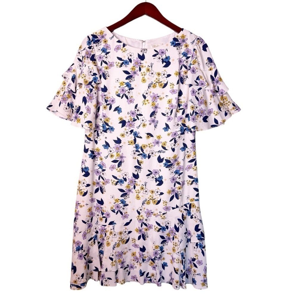 SHOSHANNA Ruffle Tiered Floral Print Dress Size 8